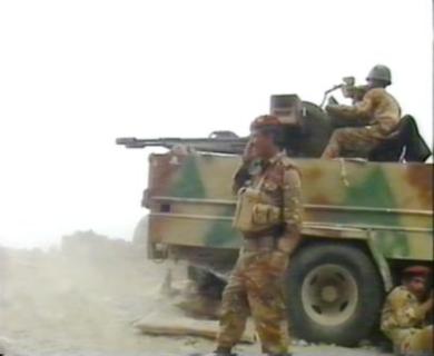 صورة من الارشيف للقوة العسكرية اثناء المواجهة مع انصار الحوثي بصعدة 