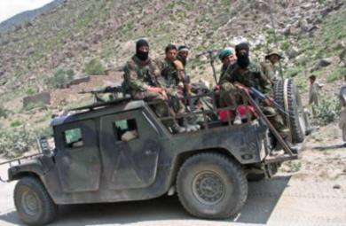 القوات الافغانية تبحث عن فريق الاستطلاع الامريكي