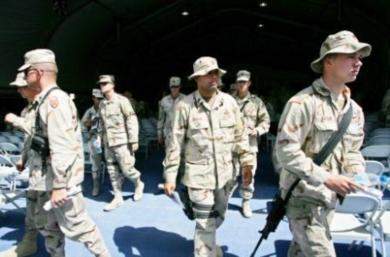 جنود امريكيين في احدى القاعدات في افغانستان