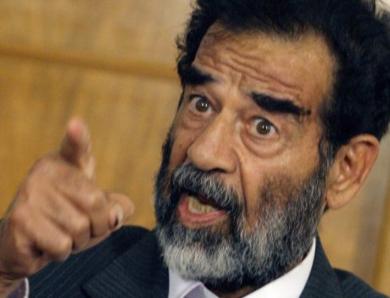 الرئيس العراقي المخلوع صدام حسين 