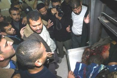 جثة محمود العرقان في المشرحة