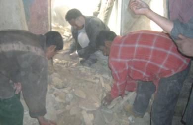 القوات الأمريكية تقصف منزلا في بيجي