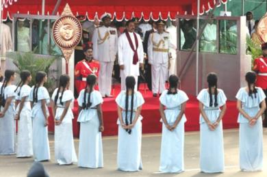 الرئيس السريلانكي ماهيندا راجاباكسي
