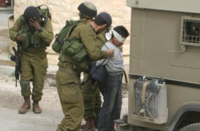 اعتقال فلسطينيين في الضفة الغربية