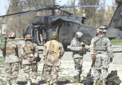 القوات الامريكية تشن هجوم على المسلحين في العراق
