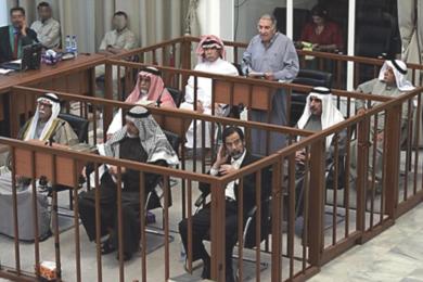 محاكمة صدام حسين ومساعديه السبعة في قضية الدجيل