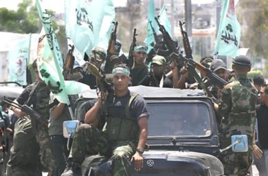 انتشار لعناصر كتائب ابو الريش وسط غزة احتجاجاً على نشر القوات الخاصة في البلاد