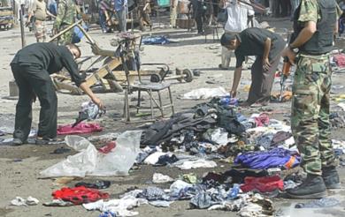 انفجار عبوة ناسفة في سوق للملابس وسط بغداد