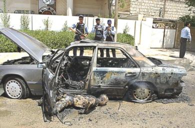 انفجار عبوة ناسفة داخل سيارة العميد موسى حاتم الحديدي مدير المخابرات في كركوك