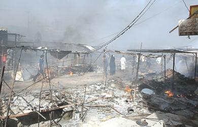 انفجار  سيارة مفخخة في سوق شعبي في العراق