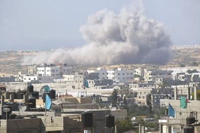 قصف مدفعي اسرائيلي لقطاع غزة