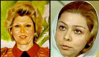 رغد الابنة الكبرى للرئيس العراقي السابق صدام حسين وزوجته الاولى ساجدة