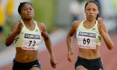 سباق 200 متر لدى السيدات شهد تنافسا قويا