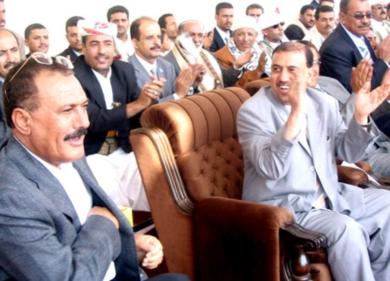 فخامة الرئيس علي عبدالله صالح في محافظة عمران