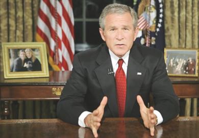 الرئيس الامريكي جورج بوش
