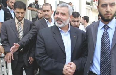 رئيس الوزراء الفلسطيني إسماعيل هنية
