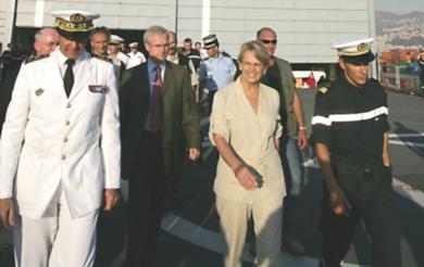 وزيرة الدفاع الفرنسية ميشال اليو ماري في لبنان