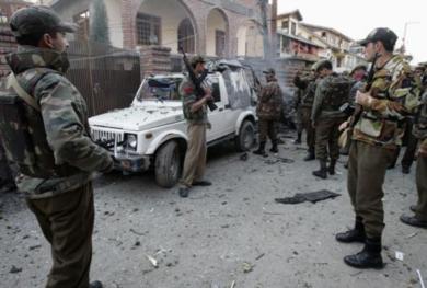 انفجار سيارة مفخخة في كشمير الهندية