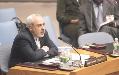 سفير طهران لدى المنظمة الدولية جواد ظريف