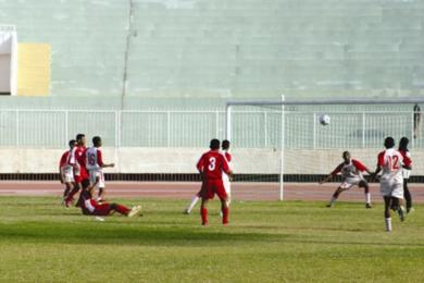 محمد علي فريد يرسل كرة إلى شباك حسان