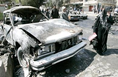 انفجار سيارة مفخخة واصابة اكثر من 40 شخص