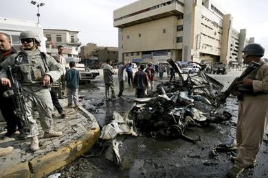 انفجار سيارة مفخخة في احد الطرقات