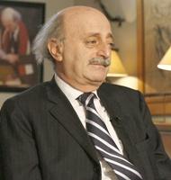 الزعيم اللبناني الدرزي وليد جنبلاط
