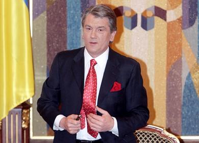 الرئيس الاوكراني فيكتور يوشتشنكو