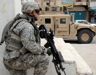 مواجهات عنيفة في الديوانية بين القوات الامريكية العراقية ومتمردين