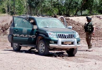 الهجوم على قافلة تابعة لقوات حلف الأطلسي قرب الحدود الافغانية الباكستانية