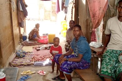 عائلة صومالية في البساتين