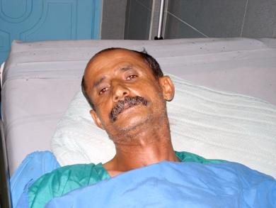 المقدم متقاعد محسن ثابت في المستشفى امس