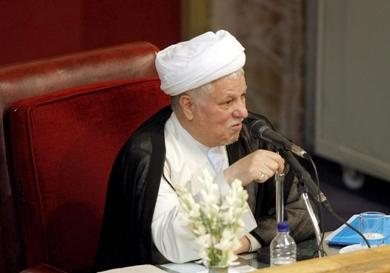 الرئيس الايراني السابق اكبر هاشمي رفسنجاني