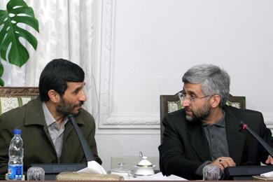 سعيد جليلي مع الرئيس احمدي نجاد