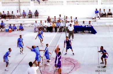 لقطة من إحدى المباريات في وادي حضرموت
