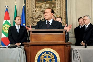 زعيم اليمين الايطالي سيلفيو برلوسكوني