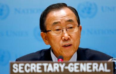 الأمين العام للأمم المتحدة بان جي مون