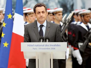 الرئيس الفرنسي نيكولا ساركوزي