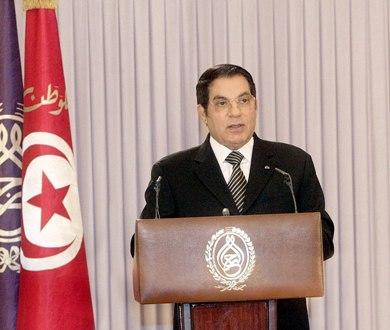 الرئيس التونسي زين العابدين بن علي