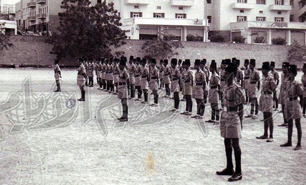 قائد فرقة الخريجين من الأفراد في 24 مارس 1966 م