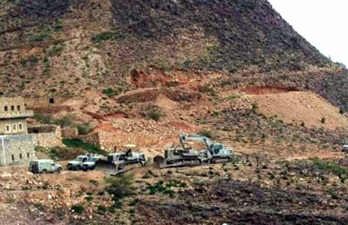 صورة عامة من الحدود السعودية اليمنية
