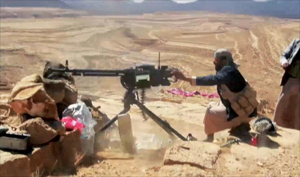 مسلح قبلي يستعد لمواجهة الحوثيين