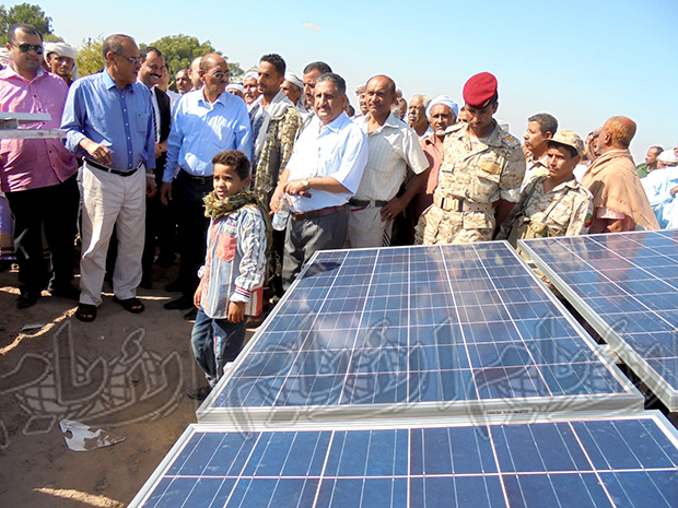 مشروع دعم المزارعين بمضخات تعمل بالطاقة الشمسية
