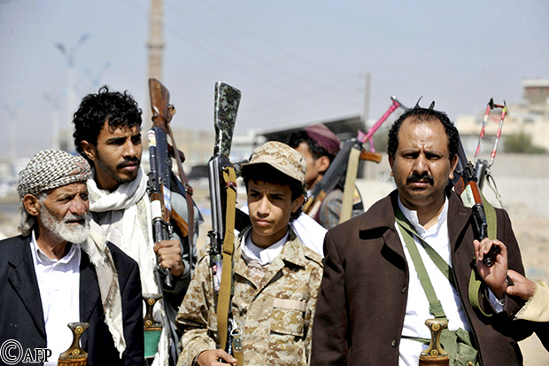 جماعة مسلحة من الحوثيين 