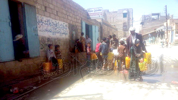 ظاهرة انعدام المياه في محافظة ذمار