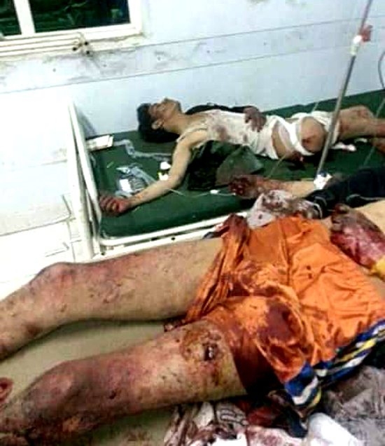 ضحايا القصف دار سعد