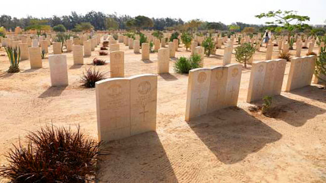 مقبرة جنود بريطانيين في مصر