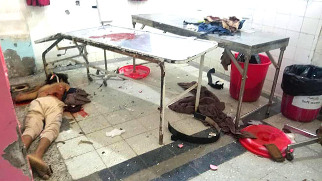 اغتيال مواطن وإصابة آخر بعد اقتحام مستشفى الثورة بتعز