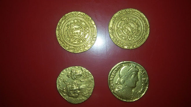 العملات الأثرية المحجوزة