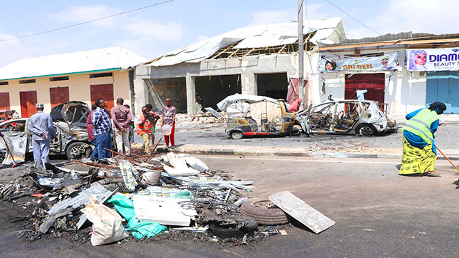 4 قتلى في تفجير لحركة الشباب الاسلامية قرب البرلمان الصومالي